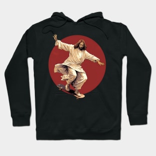 skater jesus Hoodie